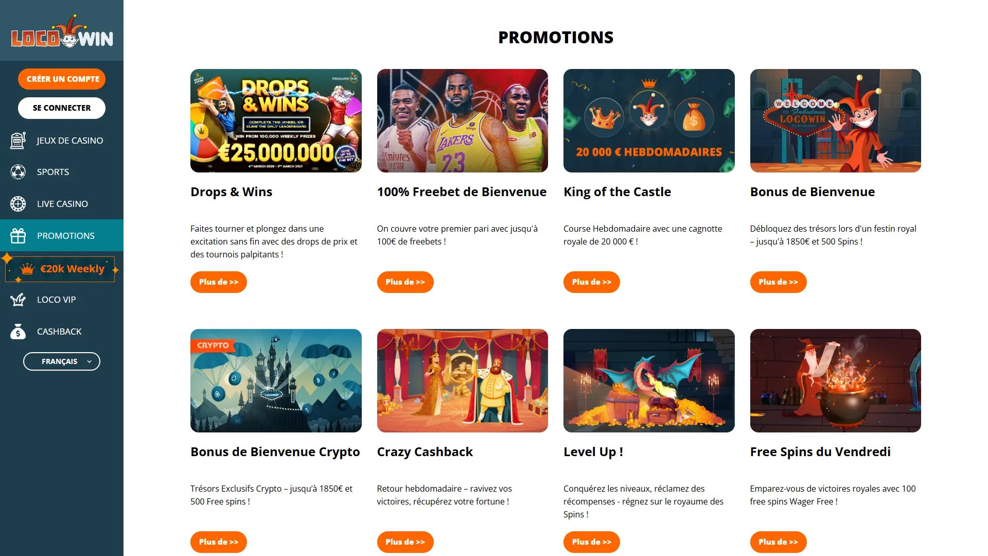 Locowin Casino bonus